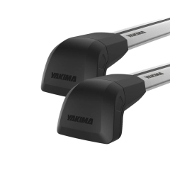 Yakima JetStream FX Silver 2 Bar Roof Rack for MG HS 5dr SUV with Flush Roof Rail (2018 onwards) - Flush Rail Mount