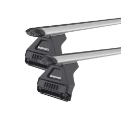 Rhino Rack JA2307 Vortex RL110 Silver 2 Bar Roof Rack for SUZUKI Carry 2dr Van with Bare Roof (1999 to 2005)