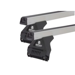 Rhino Rack JA0563 Heavy Duty RL110 Silver 2 Bar Roof Rack for SUZUKI Carry 2dr Van with Bare Roof (1999 to 2005)