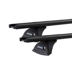 Yakima LockNLoad TrimHD Black 2 Bar Roof Rack for RAM 1500 4dr Ute with Bare Roof (2019 onwards) - Clamp Mount