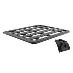 Rhino Rack JC-03613 Pioneer 6 Platform (1300mm x 1240mm) with RX300H legs for Isuzu D-Max LS-M/LS-U/SX 4dr Ute with Bare Roof (2008 to 2012) - Factory Point Mount