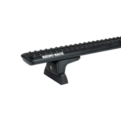 Rhino Rack JC-05136 Sportz RLT600 Ditch Mount Black 1 Bar Roof Rack for RAM 1500 2dr Ute with Bare Roof (2011 to 2018) - Custom Point Mount