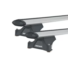 Rhino Rack JA8699 Vortex RLTP Trackmount Silver 2 Bar Roof Rack for CHRYSLER Voyager 5dr Wagon with Bare Roof (1997 to 2001)