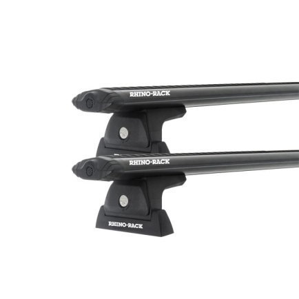 Rhino Rack JA8346 Vortex RLT600 Trackmount Black 2 Bar Roof Rack
