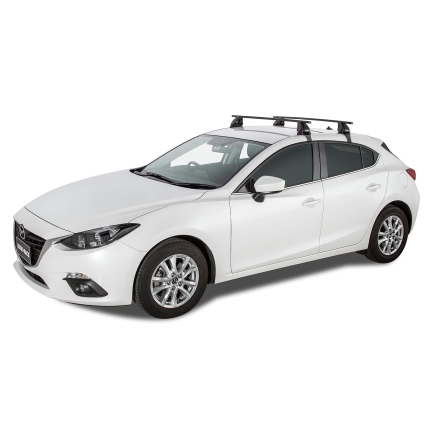 Euro 2500 Black 2 Bar Roof Rack | Rhino-Rack