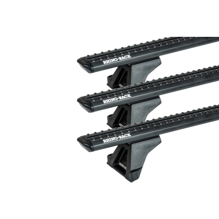 Rhino Rack JC-05260 Sportz RLTF Black 3 Bar Roof Rack for LDV V80 2dr LWB Mid Roof with Bare Roof (2013 onwards) - Factory Point Mount