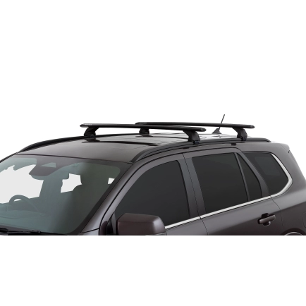 Rhino Rack JC-02134 Vortex RX200-4 Black 2 Bar Roof Rack for Hyundai Tucson NX 5dr SUV with Flush Roof Rail (2020 onwards) - Flush Rail Mount