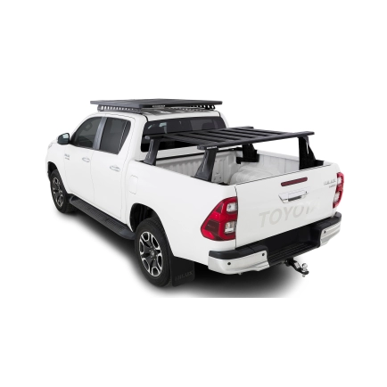 Rhino Rack JC-01581 Reconn-Deck 2 Bar Ute Tub System with 6 NS Bars for Toyota Hilux 4dr Ute Dual Cab 10/15 On