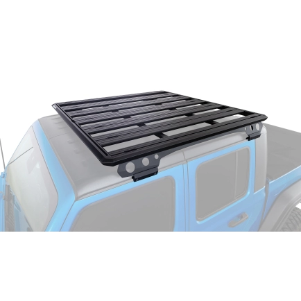 Rhino Rack ROLJ1 Jeep Overlanding Kit for Jeep Wrangler JK Unlimited 4dr SUV with Rain Gutter (2007 to 2019) - Factory Point Mount