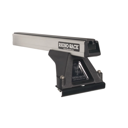 Rhino Rack JA0898 Heavy Duty RLTF Silver 3 Bar Roof Rack for Volkswagen Caravelle T6 4dr T6 LWB Low Roof with Bare Roof (2015 onwards) - Factory Point Mount