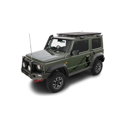 Rhino Rack ROLS1 Suzuki Jimny Overlanding Kit for Suzuki Jimny JB74 3dr SUV with Rain Gutter (2019 onwards) - Gutter Mount