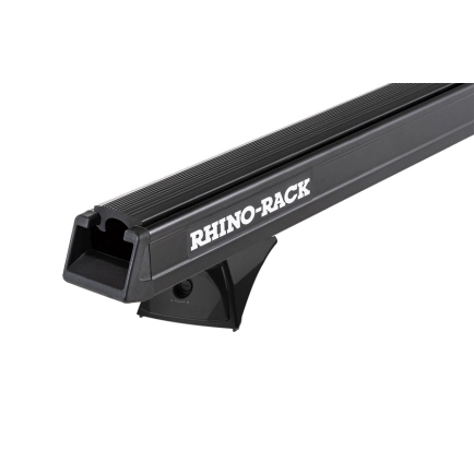 Rhino Rack JC-03395 Heavy Duty RX300H Black 1 Bar Roof Rack for Isuzu D-Max LS-M/LS-U/SX 4dr Ute with Bare Roof (2012 to 2020) - Factory Point Mount