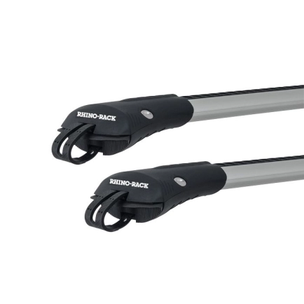 Rhino Rack JA7956 Vortex StealthBar Silver 2 Bar Roof Rack for HYUNDAI Venue 5dr SUV with Raised Roof Rail (2019 onwards)