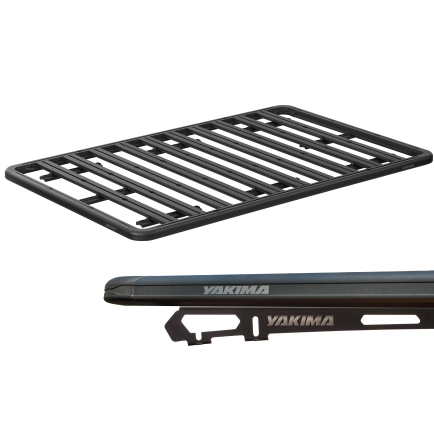 Yakima LockNLoad Platform E (1235 X 2130mm) with RuggedLine spine attachment for Ford Everest U704 5dr SUV with Raised Roof Rail (2022 onwards) - Factory Point Mount
