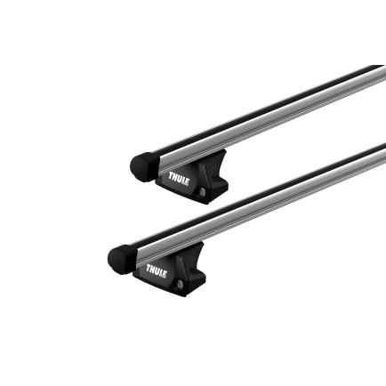 Thule ProBar Evo Silver 2 Bar Roof Rack for RENAULT Captur 5dr SUV with Flush Roof Rail (2020 onwards)