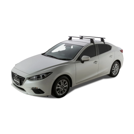 Euro 2500 Black 2 Bar Roof Rack | Rhino-Rack