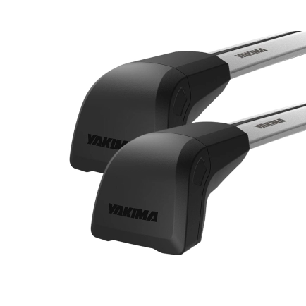 Yakima JetStream FX Flush Bar Silver 2 Bar Roof Rack for LDV T60 Max 4dr Ute with Bare Roof (2021 onwards)