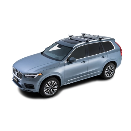 Rhino Rack JB1645 - Vortex SX Silver 2 Bar Roof Rack for VOLVO XC90 5dr SUV from 2015
