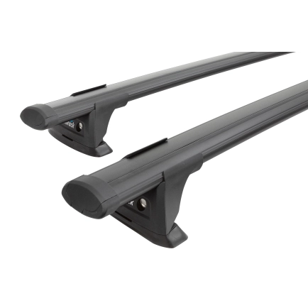 Prorack Aero Through Black 2 Bar Roof Rack for Chery Tiggo 5dr SUV with Flush Roof Rail (2024 onwards) - Flush Rail Mount