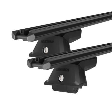 Yakima TrimHD Thru bar Black 2 Bar Roof Rack for LDV D90 5dr SUV with Factory Mounting Point (2017 onwards)