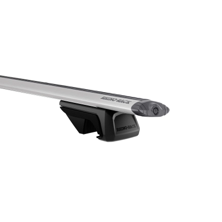 Rhino Rack JC-01567 Vortex RX Silver 2 Bar Roof Rack for Saab 9-3X 5dr SUV with Raised Roof Rail (2013 to 2014) - Raised Rail Mount