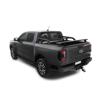 Rhino Rack JC-01572 Reconn-Deck 2 Bar Ute Tub System for Ford Ranger P703 4dr Ute with Bare Roof (2022 onwards) - Custom Point Mount