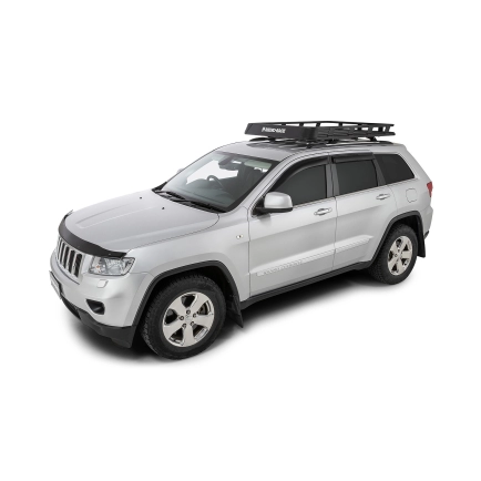 Rhino Rack JA9398 Pioneer Tray (1400mm x 1140mm) for Jeep Grand Cherokee WK2 Steel Rails 5dr SUV with Flush Roof Rail (2011 onwards) - Factory Point Mount