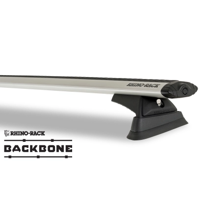 Rhino Rack JC-01314 - Vortex RCL Silver 3 Bar Rhino-Rack Backbone Roof Rack for JEEP Wrangler 5dr SUV from 2011
