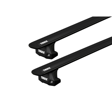 Thule 7107 WingBar Evo Black 2 Bar Roof Rack for GMC Hummer EV 4dr Ute with Factory Mounting Point (2022 onwards) - Factory Point Mount