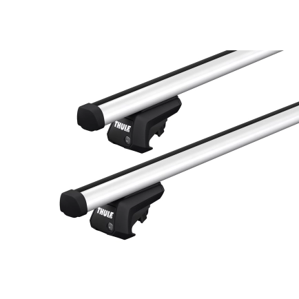 Thule ProBar Evo Silver 2 Bar Roof Rack for SEAT Alhambra 5dr Van with Raised Roof Rail (2010 onwards)