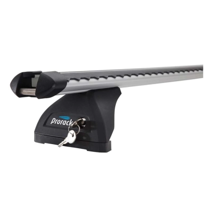 Prorack Heavy Duty Silver 1 Bar Roof Rack for Ford Ranger P703 2dr Ute with Bare Roof (2022 onwards) - Clamp Mount