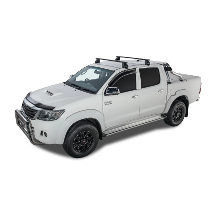 Euro 2500 Black 2 Bar Roof Rack | Rhino-Rack