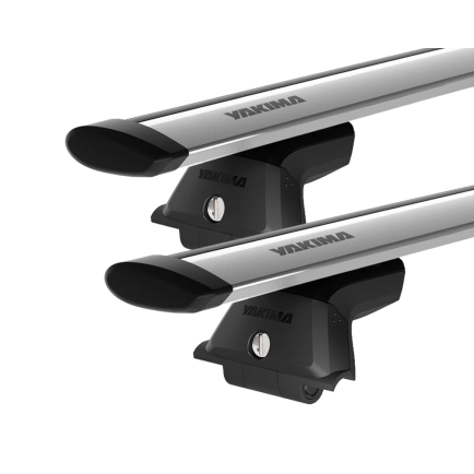 Yakima JetStream Thru bar Silver 2 Bar Roof Rack for LDV G10 5dr Van with Bare Roof (2015 onwards)