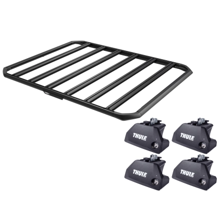 Thule 7106 Caprock S (1500 x 1330mm) Platform for Opel Astra 5dr Wagon with Flush Roof Rail (2007 to 2010) - Flush Rail Mount