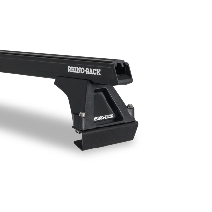 Rhino Rack JA1020 - Heavy Duty RLTF Black 2 Bar Roof Rack for ISUZU F-Series 2dr 4dr Truck from 1986