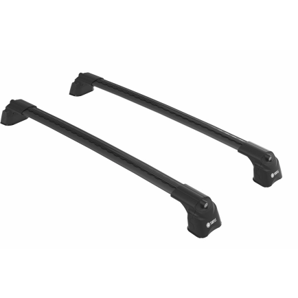 Turtle AIR3 Black 2 Bar for Mazda CX-3 DK 5dr SUV with Bare Roof (2015 onwards)