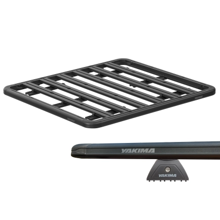 Yakima LockNLoad Platform L (1380 X 1390mm) for Great Wall Cannon 4dr Ute with Raised Roof Rail (2020 onwards) - Raised Rail Mount