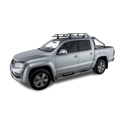 Rhino Rack JA9655 Pioneer Tradie (1528mm x 1236mm) for Volkswagen Amarok 4dr Ute with Bare Roof (2011 to 2023) - Factory Point Mount