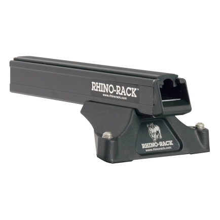 Rhino Rack JA5418 Heavy Duty RLTP Black 3 Bar Roof Rack for Ford Transit Custom 4dr SWB Low Roof with Factory Mounting Point (2024 onwards) - Factory Point Mount