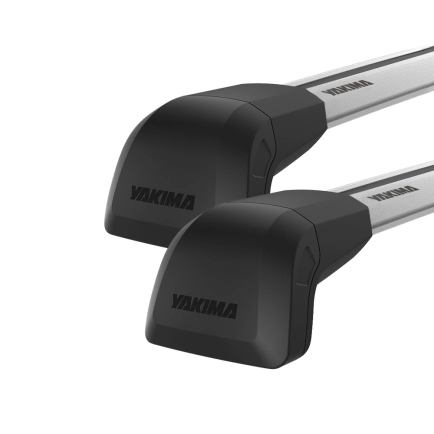 Yakima JetStream FX Silver 2 Bar Roof Rack for MG HS 5dr SUV with Flush Roof Rail (2018 onwards) - Flush Rail Mount
