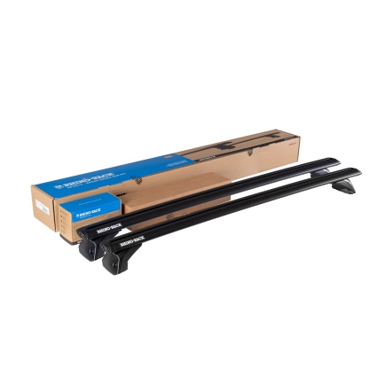 Rhino Rack RXB2VA126-009 RX200-4 Cross Bar Kit for Kia Sportage QL 5dr SUV with Raised Roof Rail (2015 to 2022) - Raised Rail Mount