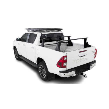 Rhino Rack JC-01577 Reconn-Deck 2 Bar Vortex Ute Tub System for Toyota Hilux 4dr Ute Dual Cab 10/15 On
