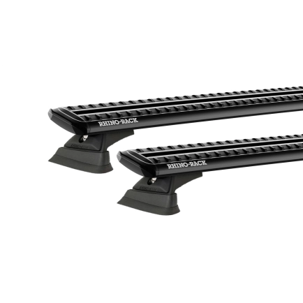 Rhino Rack JC-04027 Sportz RCL Trackmount Black 2 Bar Roof Rack for Honda HR-V GH 5dr SUV with Bare Roof (1999 to 2002) - Track Mount