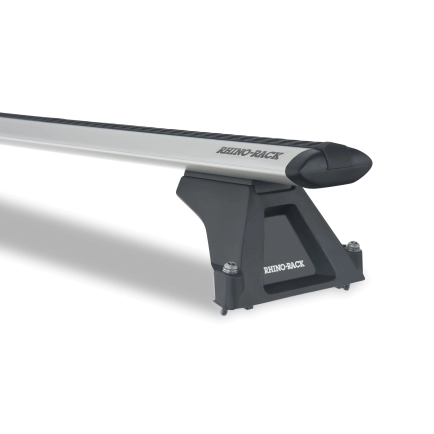 Rhino Rack JA2445 Vortex RLTF Silver 2 Bar Roof Rack for Holden Commodore VT-VZ 5dr Wagon with Rain Gutter (1997 to 2007) - Factory Point Mount