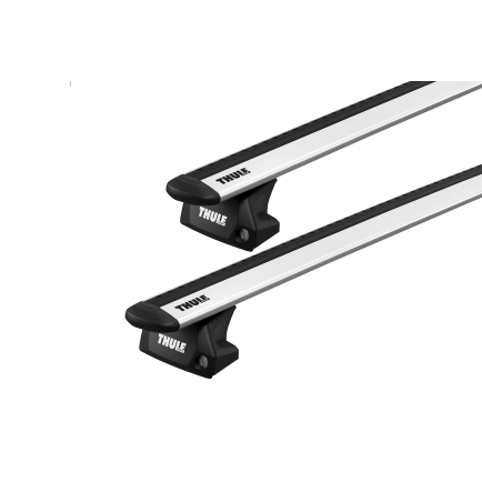 Thule 7106 WingBar Evo Silver 2 Bar Roof Rack for Chery Tiggo 4 5dr SUV with Flush Roof Rail (2023 onwards) - Flush Rail Mount