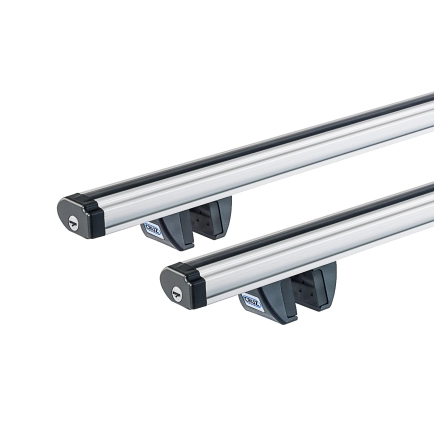 CRUZ Alu Cargo R Roof Rack for NISSAN Patrol 5dr SUV with Raised Roof Rail (2010 onwards)